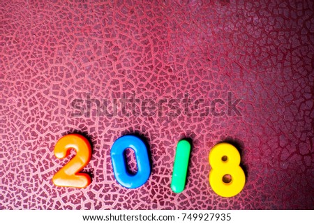 2018 New Year concept