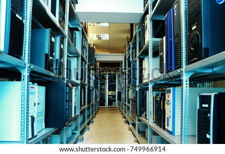 IT Network old server room