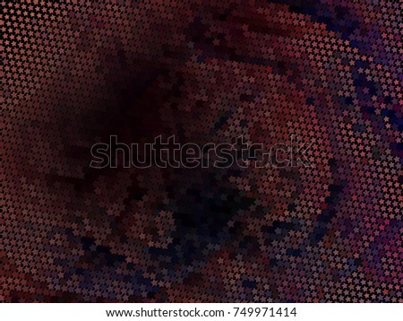 Abstract background with stars. Halftone effect. Raster clip art
