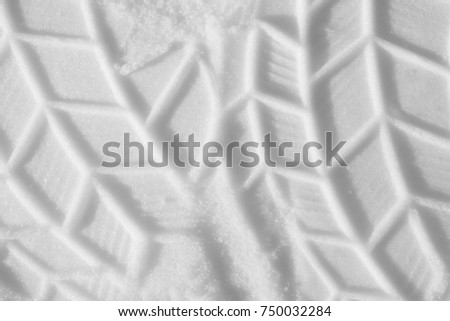 Snow abstract background with geometric pattern