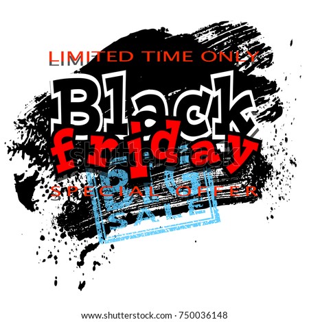 black friday sale background, vector illustration clip-art
