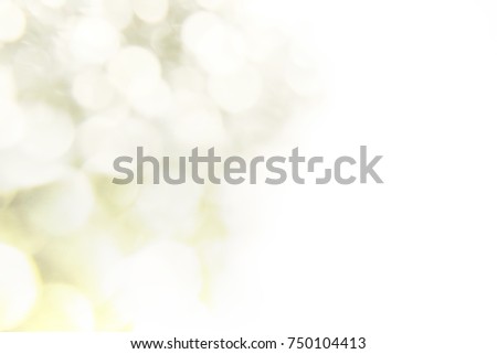 silver and white bokeh lights defocused, abstract Bokeh circles for Christmas and New year background