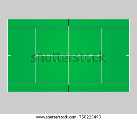 Tennis court vector. Big Tennis. Game, set and match. Setball, matchball, gameball, tiebreak.