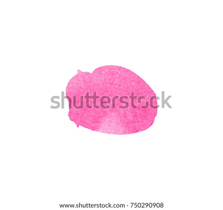 pink yarrow or magenta vector watercolor background for text 