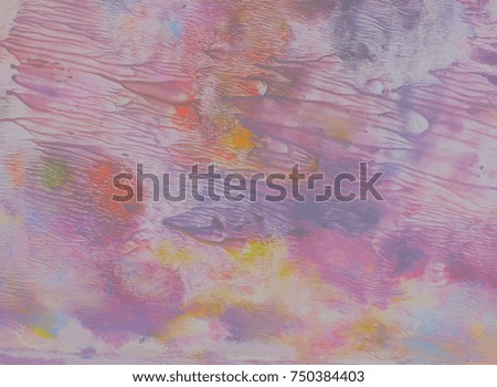 Colorful Abstract Painting Background. Natural Texture of Oil Paint & Digital Graphics. High Detail.
