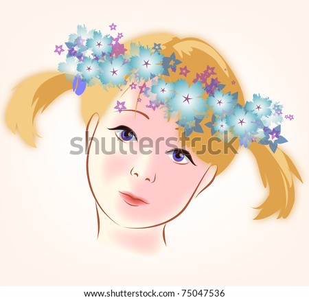 Vector illustration of a child