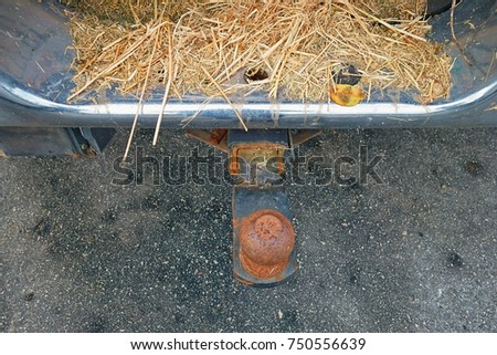 trailer hitch and hay