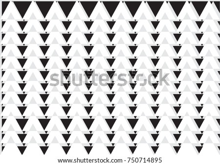 Triangle abstract background with illustration design