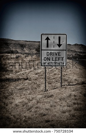 the sign of drive on left like  concept of safety