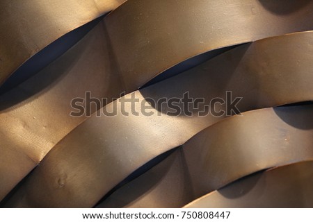 Abstract texture, Gold wavy pattern