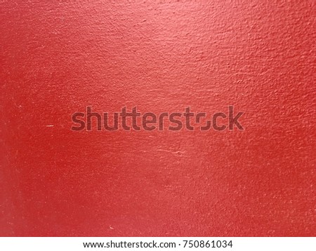Red color cement wall background