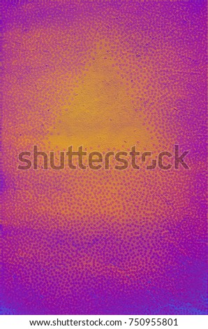 Vintage cover of pink, purple and yellow color. Triangle. Halfton Point