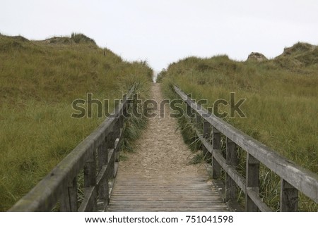 the way to the beach