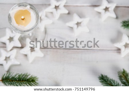 Holiday bright background, Christmas time