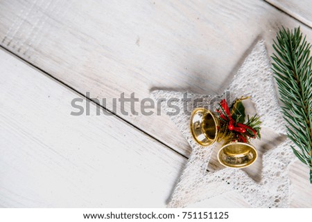 Holiday bright background, Christmas time