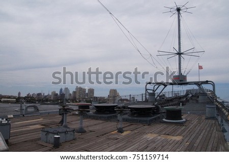 Philadelphia from the USS New Jersey