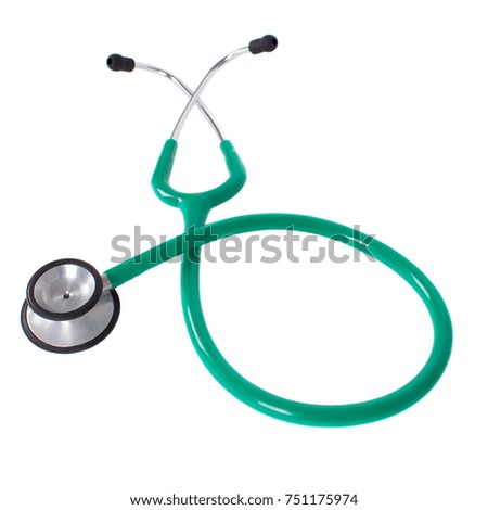  stethoscope for measuring the rhythm of the heart