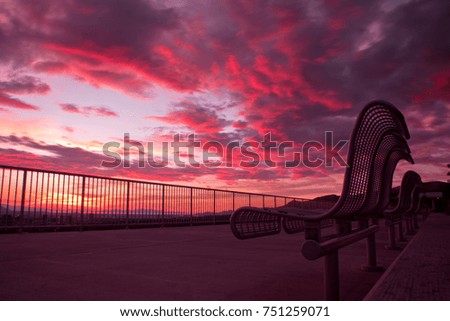 Pink Sunset in Utah