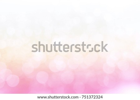 Pink bokeh background, Elegant abstract background with sweet colorful bokeh defocused  for texture. concept valentine day