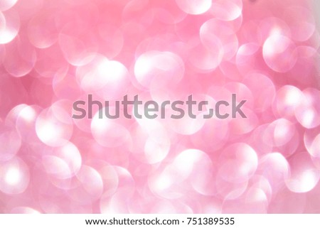 pink blur abstract background. white bokeh christmas blurred beautiful shiny Christmas lights