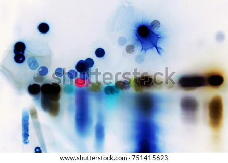 Colorful light on a dark background , for any abstract idea or The Christmas 
