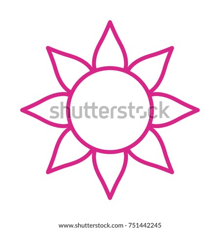 Flower vector icon
