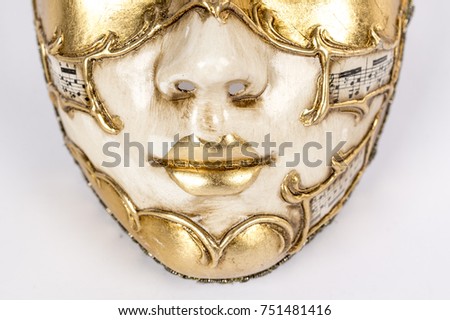 Gold Venetian mask
