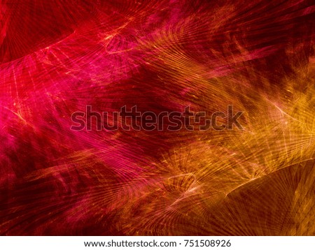 Monochrome abstract fractal illustration. Red toned background. Design element for book covers, presentations layouts, title and page backgrounds. Digital collage. Raster clip art.
