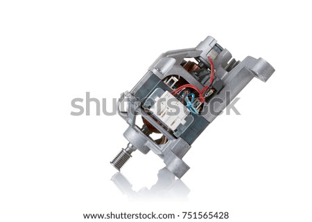 washing machine spare parts on a white background
