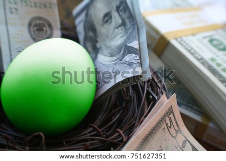 Money Egg Close Up