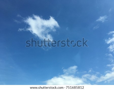 sky blue cloud 