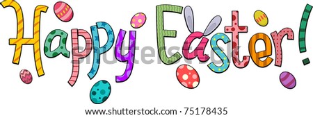 Text Featuring Easter Greetings