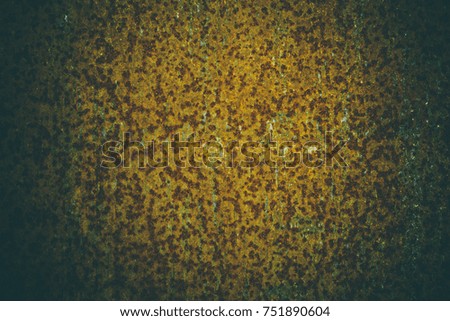 Rusted metal background in vintage style. Vintage metal texture. Abstract metal texture and background for designers. Old rusted metallic door. Close up view of corroded and rusted metal.  

