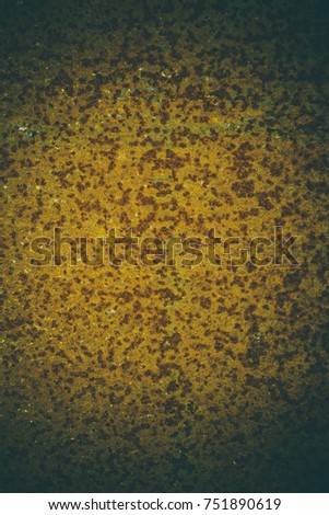 Rusted metal background in vintage style. Vintage metal texture. Abstract metal texture and background for designers. Old rusted metallic door. Close up view of corroded and rusted metal.  
