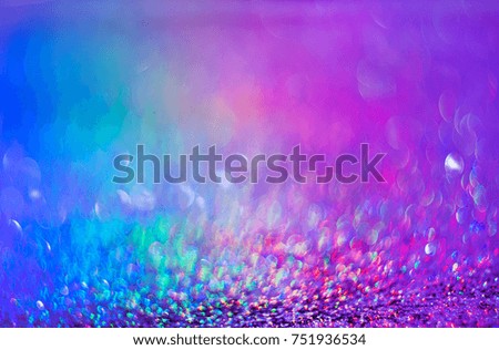 Background of defocused colored auroras