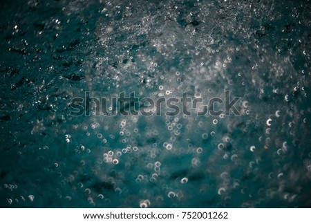 Natural bokeh blue water backgrounds.
