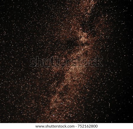  beautiful and deep starry night sky photo for micro-stock



