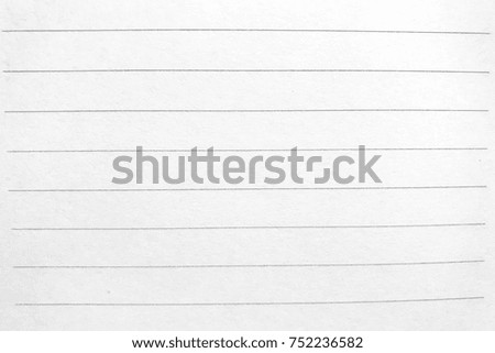 Plain paper with horizontal lines 