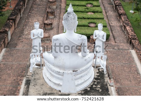 Antique Buddha statues