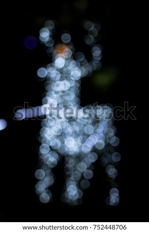 bokeh light abstract background color