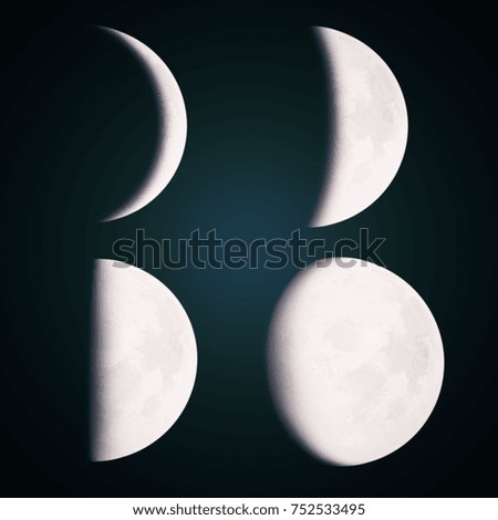 4 moon phases