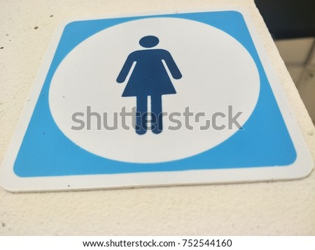 Women's Bathroom Symbols