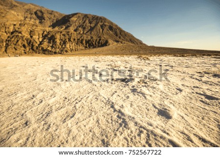 Badwater Basin in Death Valley National Park, USA.