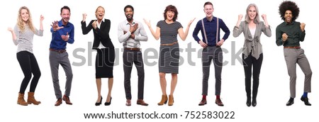 Group of happy people Royalty-Free Stock Photo #752583022