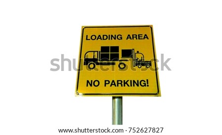 No parking symbol on white background