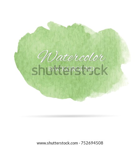 beautiful abstract watercolor art hand paint on white background,brush textures for logo.There is a place for text.Perfect stroke design for headline.luxury boutique Illustrations.