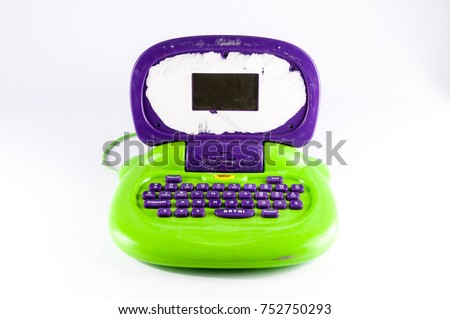 Picture of a Plastic Colored Computer Toy