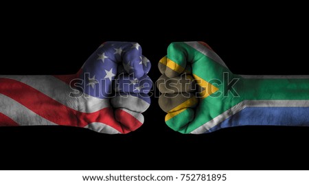 America vs South africa