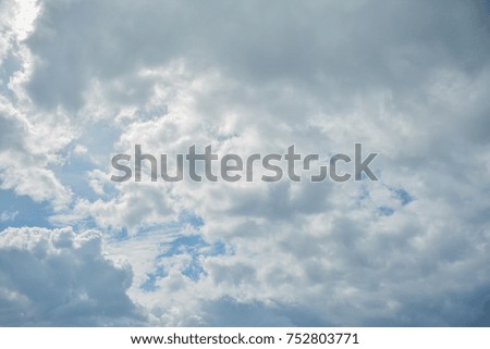 full cloud on sky