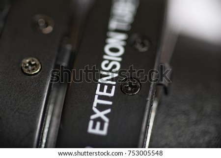 the extension tubes
